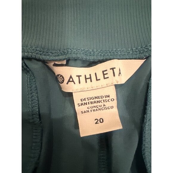 Athleta Brooklyn Womens Green Shorts New Size 20 - Picture 5 of 7